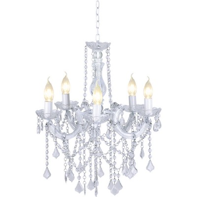 Crystal Chandelier 5 Lights Crystal-Like Acrylic Clear Color NS-120201W